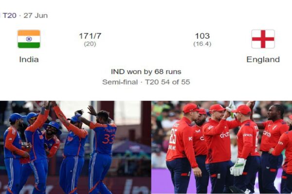 England Cricket Team vs India National Cricket Team Match Scorecard