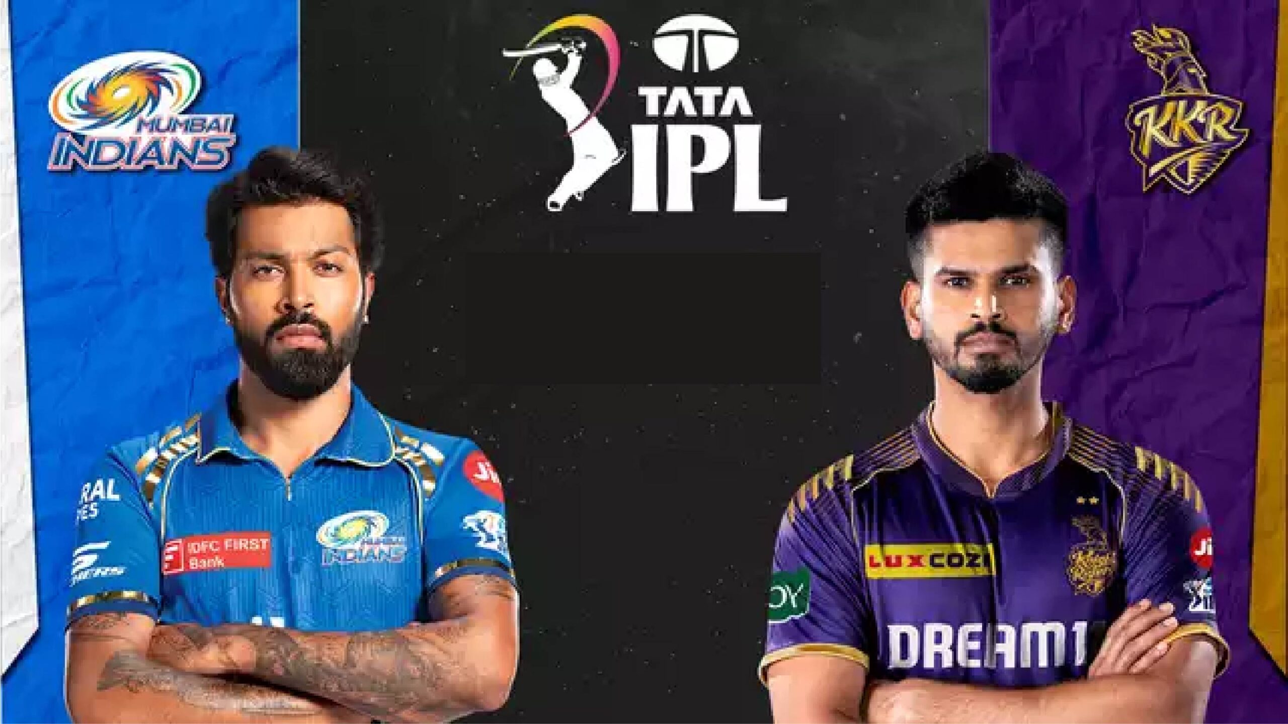 Mumbai Indians vs Kolkata Knight Riders Timeline