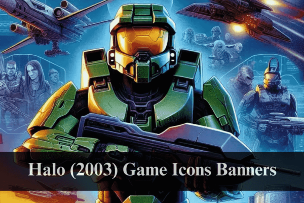 Halo (2003) Game Icons Banners