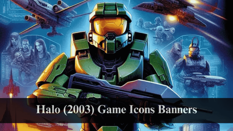 Halo (2003) Game Icons Banners